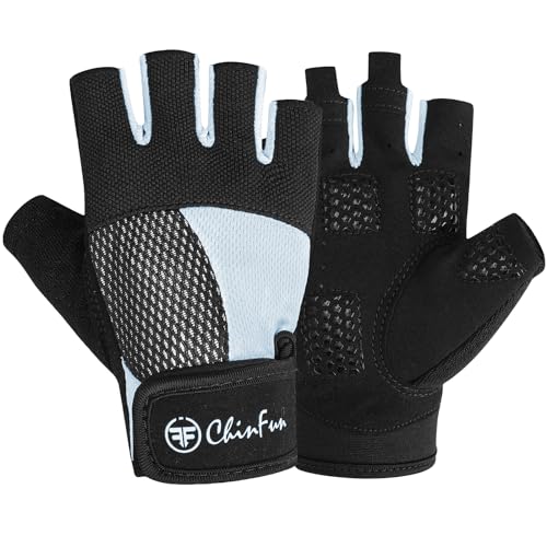 Image of ChinFun Kayaking Gloves 3 /4 Finger - Provide Cushioning and Protection | Resistant Palm and Grip, Easy to Take on and Off, Perfect for Diving, Sailing, Kayaking - Men, Women, Youth
