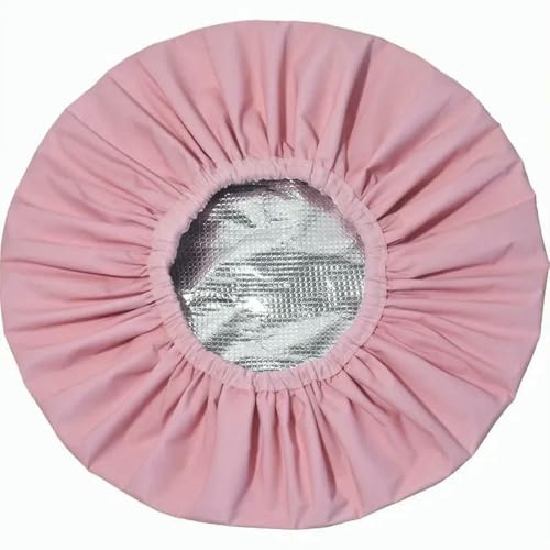 Gorro de Papel de Aluminio autocalentable NYSDM, Gorro de Ducha de Vapor con calefacción Espesado, Gorro de mascarilla portátil para peluquería, Gorro Suave para Hornear Aceite