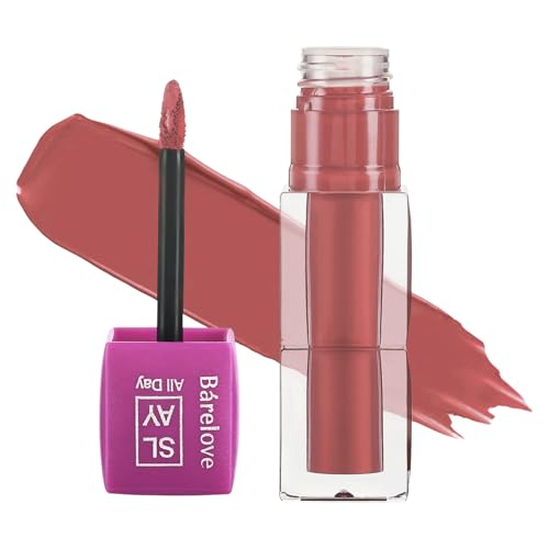 Image of BARELOVE SLAY All Day Non-Drying Liquid Lipstick for Women with Matte Finish One Swipe Application | Highly Pigmented |Smooth Glide Formula | Long Lasting | Transferproof | 12 ml | 826-FLORAL HUE
