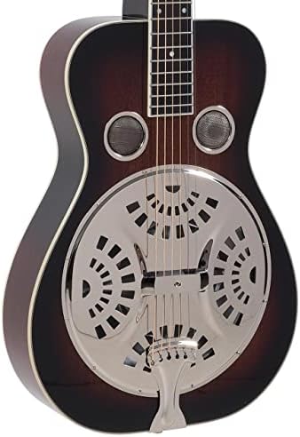 Recording King Squareneck Resonator Guitar, Mahogany, Vintage Sunburst