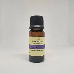 Óleo Essencial de Manjericão 10ml – 100% Puro Pura Botânica para Aromaterapia, Aroma Herbal Refrescante, Clareza Mental e Sensação de Bem-Estar Natural