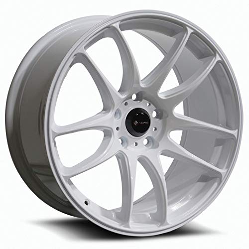 17x8 Vors TR4 5x114.3 35 White Wheel Rim