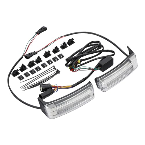 TCT-MOTORPARTS Saddlebag Filler Insert Support LED Light +Saddlebags Brake Turn Lights para Harley Electra Road Street Glide 2014-2023 miniatura 6