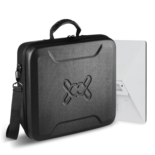 Mwin Estojo de Transporte para Starlink Mini - Acessórios Starlink Mini, Estojo de Viagem Leve, Capa Protetora em EVA Resistente a Respingos e Antichoque com Alça de Ombro, Mala Rígida Portátil, Preta