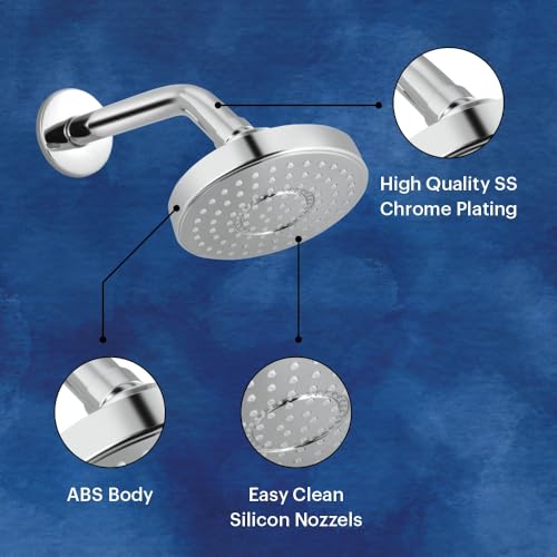Johnson Bathrooms Johnson Frost Overhead Shower with Stainless Steel - Image 5