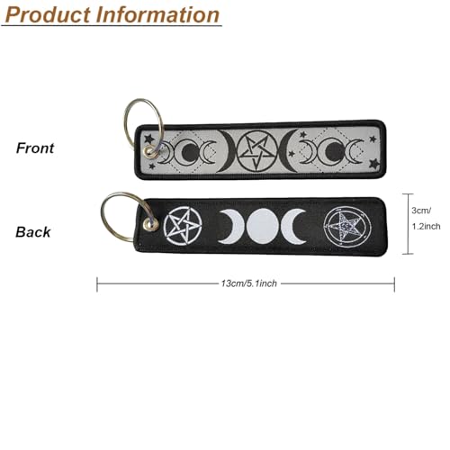 Image of 2 Pcs JDM Motorcycle Keychains Jet Tag Keychain Double Sided Motorcycles Key Tags for Motorcycles Scooters Car Key Chains