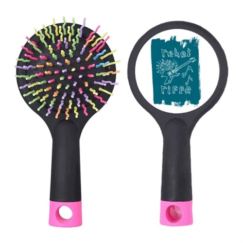 Brosse à cheveux démêlante guitare motif bleu pour sublimer votre routine matinale
