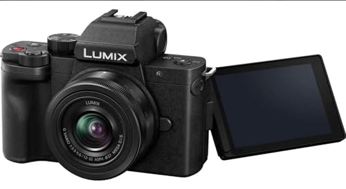 Panasonic Câmera Lumix DC-G100DKEBK Micro Four-Thirds Mirrorless com Lente Lumix G Vario 12-32 mm F3.5-5.6, 20,3MP, 4K 30p e FHD 60 Vídeo, Câmera Vlogging, Monitor de Ângulo Livre, Carregamento USB-C,