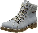 Weiches Obermaterial Rieker Damen Y9142 Stiefeletten, Blau (Sky/Fog/Kastanie 10), 39 EU