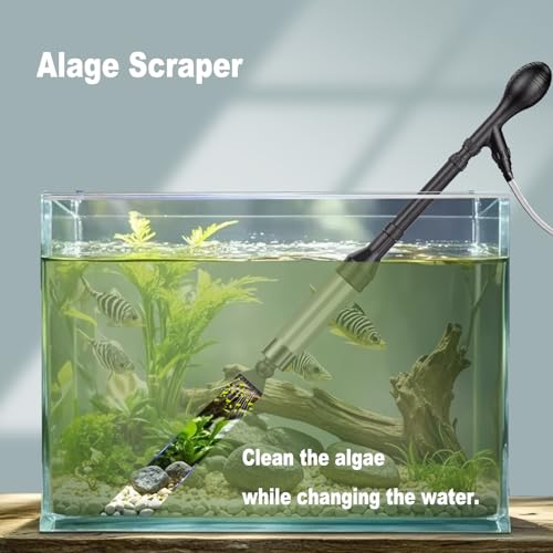 Image of Carefree Fish Aquarium Gravel Cleaner 6Ft Hose Fish Tank Water Changer Sand Vacuum Adjustable Length ABS(for 20~100Gal Tank) 2026 New Upgrade Version