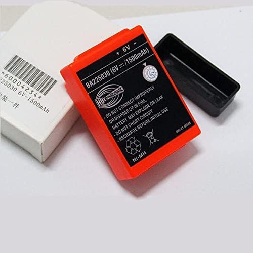 Miniatura 4 de Paquete de 1 para HBC Radiomatic BA225030 6V 1500mAh batería Ni-Mh recargable para grúa HBC Control remoto bomba camión batería