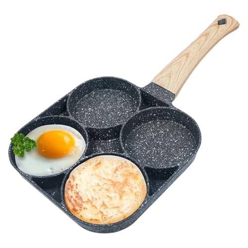 Genérico Sartén for huevos, sartenes for panqueques antiadherentes, utensilios de cocina 4 tazas adecuados, for inducción estufa Gas JT87
