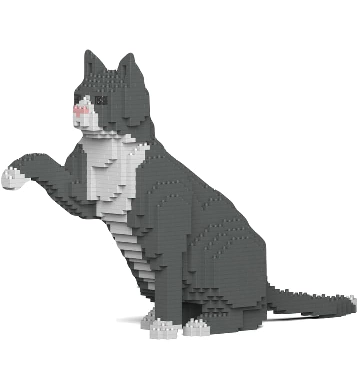 ADULT PUZZLE TO BUILD GREY TUXEDO CAT 1430 PIECES FOR 14 YEARS AND OVER ONLY
