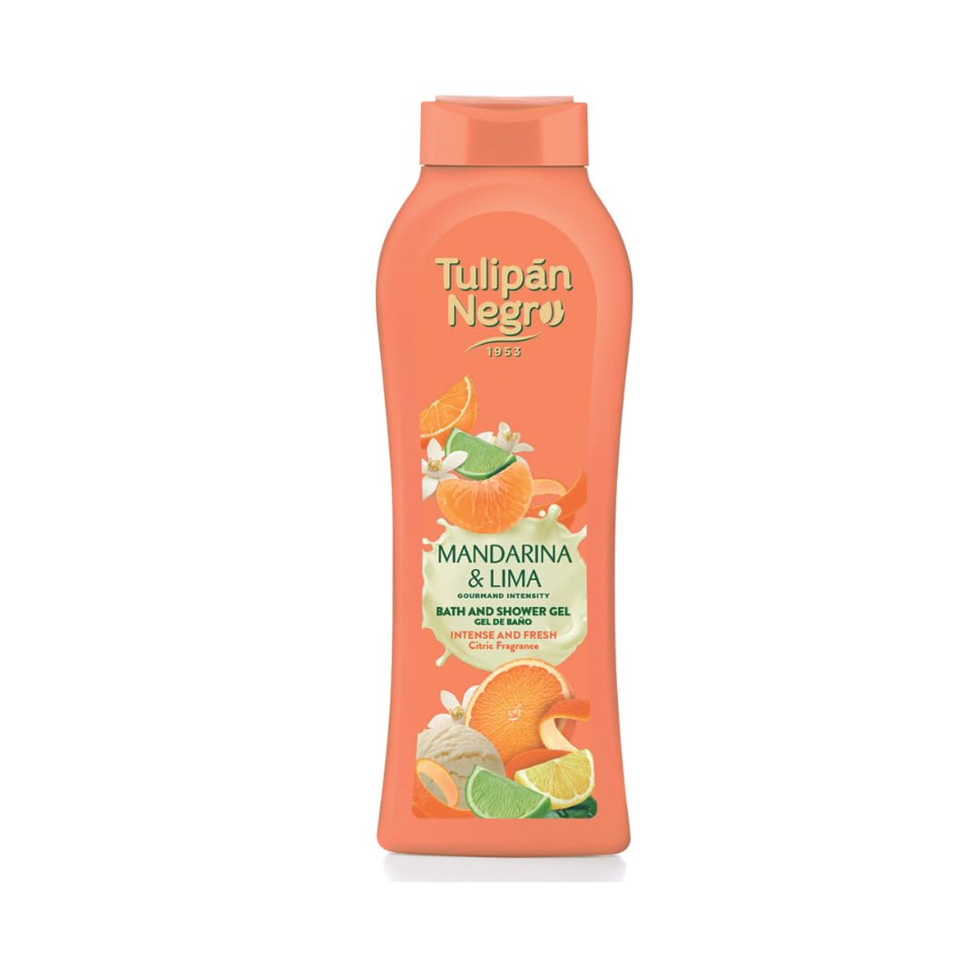 Tulipán Negro Gel de Baño Mandarina y Lima 650 ml