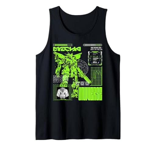 Universo Mecha de Ciencia ficción Cosmic Era Reloaded Camiseta sin Mangas | Ya disponible en tu tienda friki favorita! En mundofriki.es!