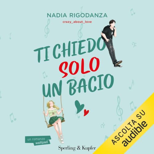 Diseño de la portada del título Ti chiedo solo un bacio