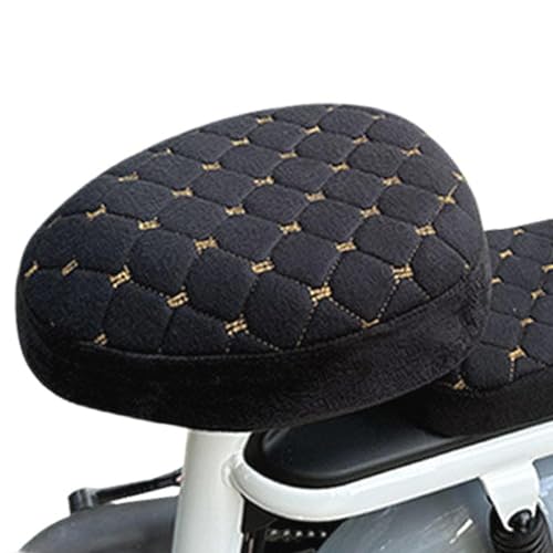 jamgeery Cojín para asiento de motocicleta, acolchado de espuma suave, funda de asiento de moto de invierno, cálida y aislante, para scooter, snowmobile excursiones diarias, servicio de entrega