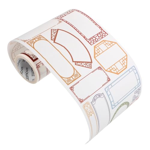 Lurrose 1 Rollo cinta washi cinta decorativa para envolver punto suministros de álbumes de recortes transparente washi tapes washi -tape cinta de diario suministros de diario papel japones