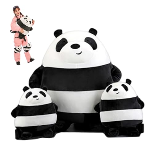 Jorzer .Snowboard Butt Pad 3PCS/Set Cute 3D Panda Snowboard Knee Pads and Butt Pad Soft Padded Ski Protective Gear for Adult Kids Scooters Snowboarding Roller Skating Sporting_Goods.