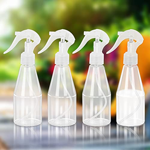 (4*200ML)CHIFOOM Botellas de Spray Vacías, Atomizador Spray, Spray de Botella Portátil para Plantas de Riego de Flores o Herramienta de Limpieza de Loción, para Vajilla de Agua para Jardín Doméstico Cover