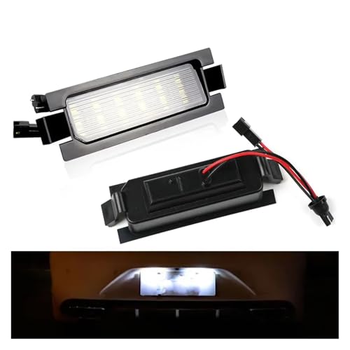 Lámpara luz placa matrícula LED coche de alta visibilidad para Hyundai i30 Accent 2PCS 4