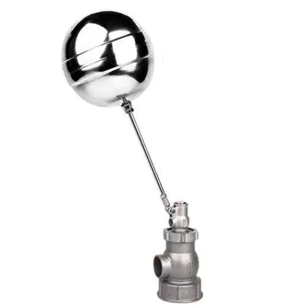 304 Stainless Steel Hydraulic Float Ball Valve - 1-1/2 Inch Female Thread for Water Tanks and Towers