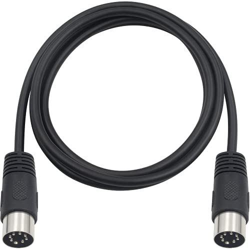 Cable de 7 pines Mini DIN S-Video de un metro para conservar audio analógico puro