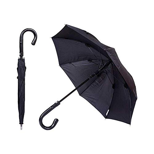 Security Selfdefense Umbrella City-Safe Great Tactical Umbrella Legal With German Quality Handmade Solid Curved Real Wood Handle #TOP7