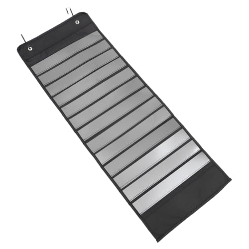 DOITOOL Hanging Pocket Chart Organizer for Class Schedule Convenient Wall Mounted Storage Bag for Classroom Office Home