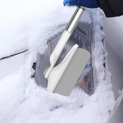 Grattoir à glace pour automobile en aluminium robuste, accessoire d'hiver durable - 3