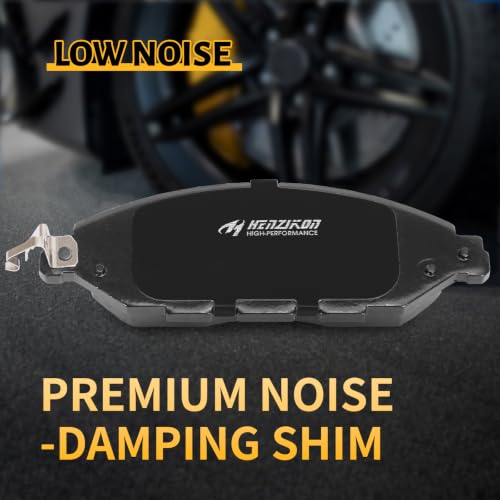 Image of Ceramic Front and Rear Brake Pads Compatible with 2013 Infiniti JX35;2014-2020 Infiniti QX60;2013-2020 Nissan Pathfinder;2015-2020,2022-2025 Nissan Murano;2021 Murano(To 11 /20)(D1649+D1288)