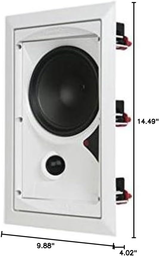 SpeakerCraft AIM7 MT One In-Wall Speaker dimensions