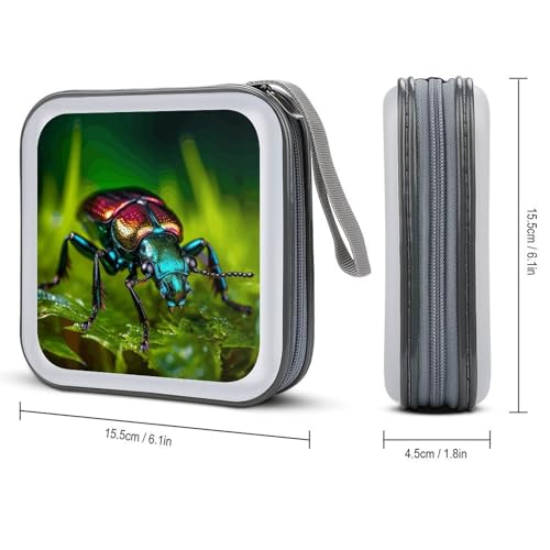 Étui à CD antichoc One Size avec coque rigide noire
