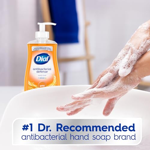 Image of Dial Antibacterial Liquid Hand Soap, Gold, 11 Fl Oz (Pack of 2)