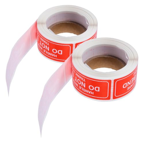 HAPINARY Bright Fragile Stickers Thank You Do Not Bend Labels Self-Adhesive Moving Supplies for Safe Shipping