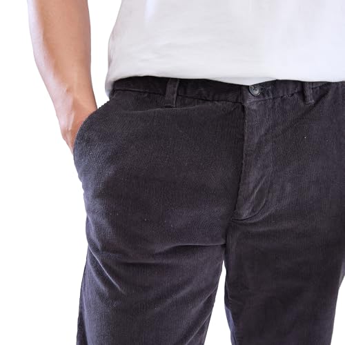 Image of Spykar Men's Mid Rise Regular Fit Cotton Trousers