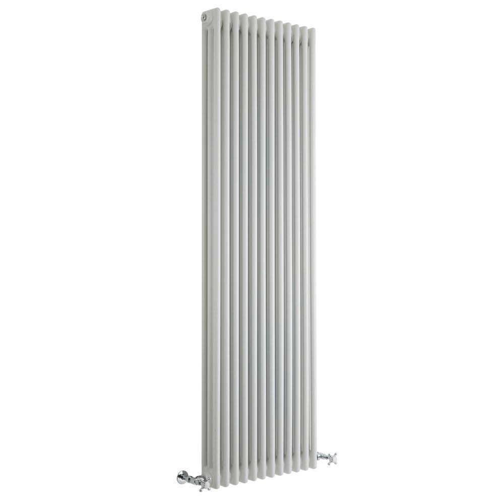 Milano White Windsor Cast Iron Style Vertical Triple Column Radiator - 1800Mm X 560Mm