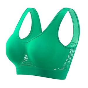 BUhuiBabubu Bustier Damen Ohne Bügel Push Up BH Baumwolle Yoga Sport Große Brüste Seamless Unterwäsche Pads Bikini Soft Buegel Vorne Verschließbar Stillschal Trägerhalter Antirutsch Nahtlos More and