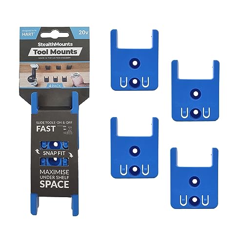 Porte-outils pour Hart 20v bleu StealthMounts support de fixation murale d'outillage - 2