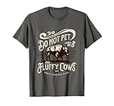 Vintage Do Not Pet the Fluffy Cows American Bison T-Shirt
