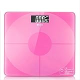 La báscula proporciona mediciones de peso precisas y rastrea la grasa corporal.Tiene una gran pantalla LED que es fácil de leer incluso en la oscuridad.Esto es esencial para la vida diaria.