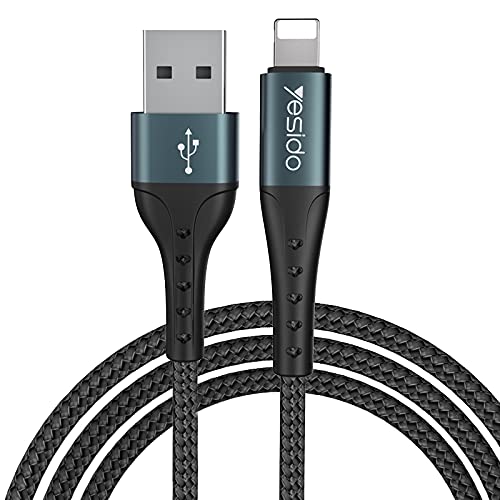 YESIDOPremium Data Cable For Lightning Devices(1.2M, Black)