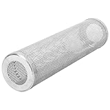 jojofuny Feuerfeste Edelstahl Schornsteinrohrabdeckung mit Verbrühungsschutz Hitzeschutzgitter 7–8cm Ø 460mm Lang Zeltschutz für Heiße Zeltöfen Beim Camping