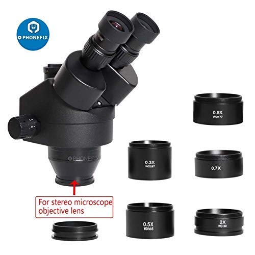 SM20 2.0X Barlow Lens Assisted Auxiliary Len for Stereo Zoom Microscope Assisted Objects Lens Auxiliary