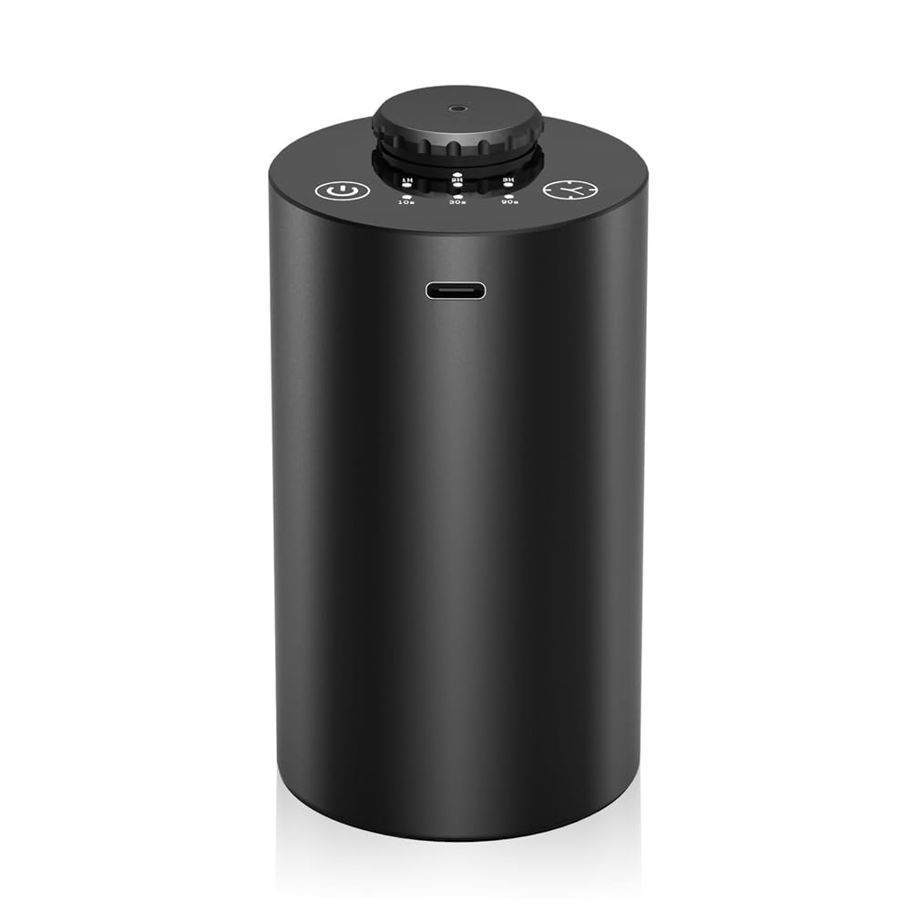 Hndhbfgrt Waterless Rechargeable Cordless Aromatherapy Diffuser with Timing& 3 Mist Levels Essential Oil Diffuser for Car