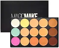 Paleta De Base Corretivo 15 Cores Maquiagem Profissional