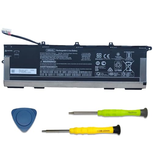 Image of OR04XL HSTNN-IB8U Laptop Battery Compatible with HP EliteBook x360 830 G5 G6 Series Notebook HSTNN-DB9C L34449-002 L34449-005 L34209-1B1 L34209-2B1 7.7V 53.2Wh 6562mAh