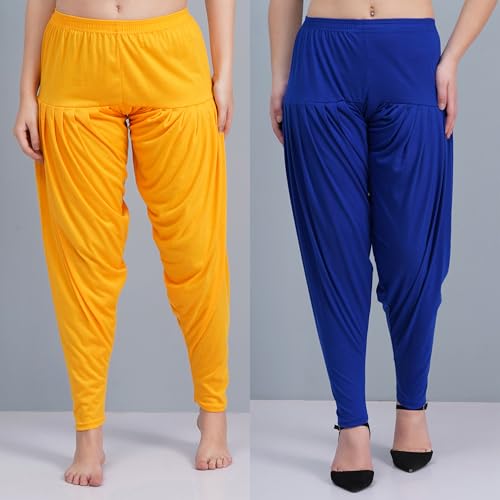Image of Buy That Trendz Patiala Salwar for Women Relaxed Fit Viscose Patiyala Salwar Harem Bottom Pants