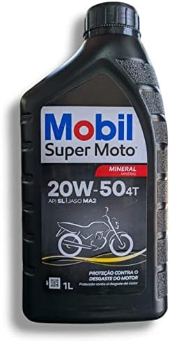 Oleo para Moto Mobil 20w50 mineral 1L lande fazer titan