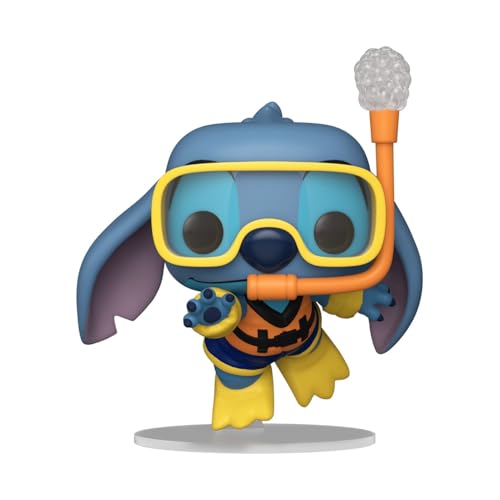 Miniatura 3 de Funko Pop! Disney: Lilo & Stitch - Snorkeling Stitch | Merchandising Oficial - Figura de Vinilo Coleccionable para Decoración - Regalo Friki de Cumpleaños
